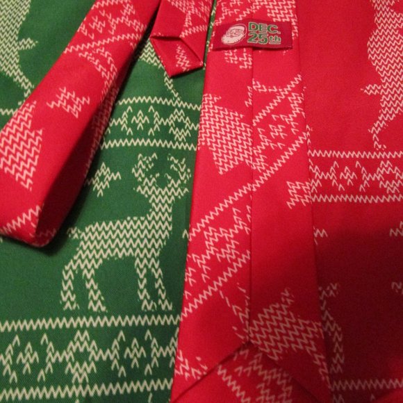 Original Men's Dec.25th Ugly Christmas Blazer Dress Coat and dress Tie EUC Med. - Picture 9 of 9